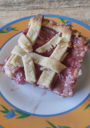 Una foto de Kuchen de Frutilla