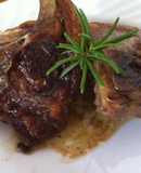 Costillas de cordero en salsa de anchoas/Costolette d’agnello in salsa di acciughe