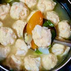 รูปของ Bakso Udang Kuah Simple ala RM banyumasan (hanya 3 bahan!)