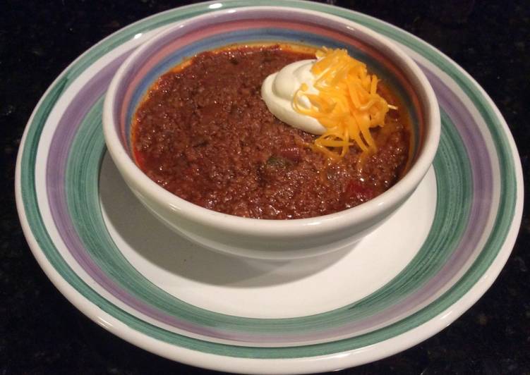 Saturday Fresh Beef Chili