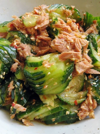 Simple Way Make Recipe Cucumber &amp; Tuna Salad that is Delicious, Addictive}