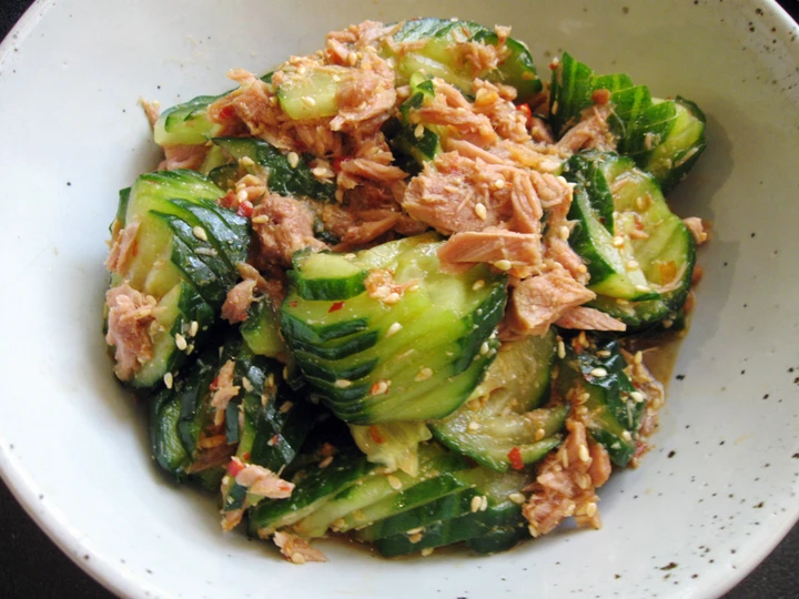 Simple Way Make Recipe Cucumber &amp;amp; Tuna Salad that is Delicious, Addictive}