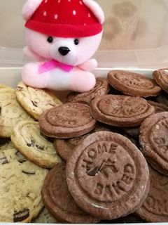 Tejszínes, mogyorós keksz recept fotója