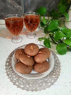 عکسی از دستور کوکی شکلاتی گردویی