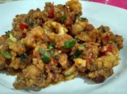 A picture of baked oysters