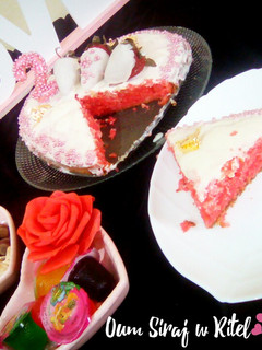 صورة لوصفة كيكة احتفالي ب 2000متابع 💞💞