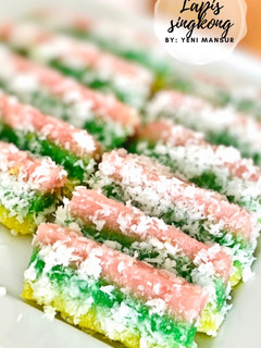 Foto resep Lapis Singkong Pelangi
