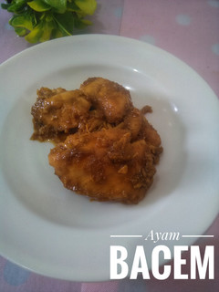 Foto resep Ayam Bacem Bumbu Seadanya & Ayam Goreng Bacem