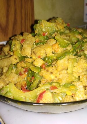 Foto resep Oseng pare & oncom