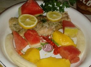 Una foto de Salmonete tropical en una isla desierto#ebookcamino