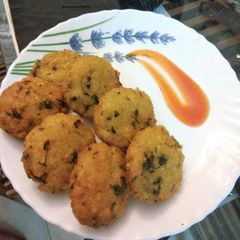 A picture of Poha Cutlet Bhopali Style.