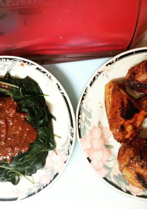 Foto resep Plecing kangkung dan ayam taliwang