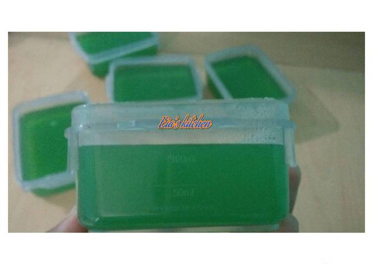 Agar swallow pandan