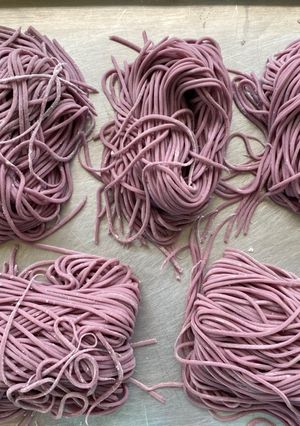 Foto resep Homemade Purple Noode