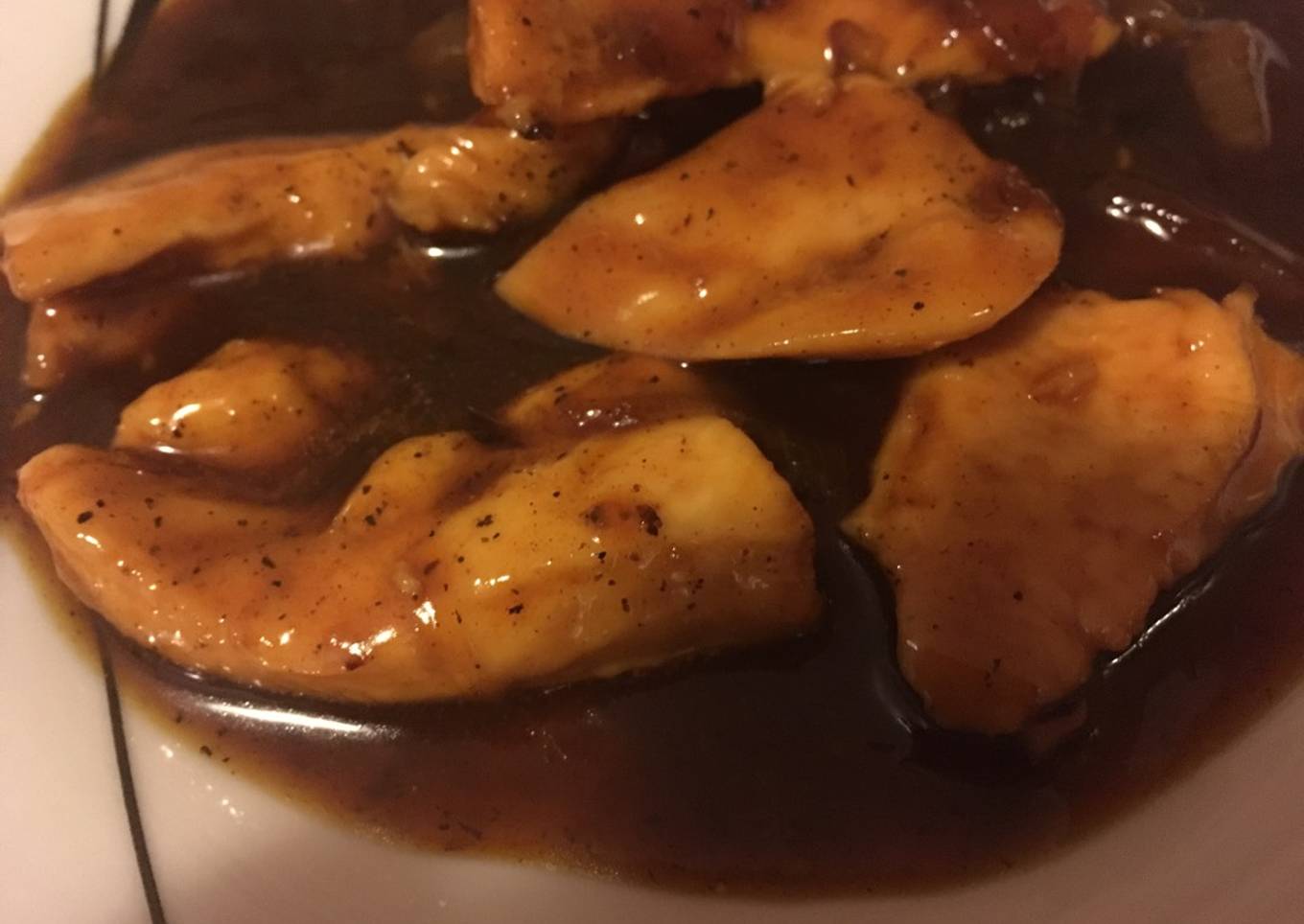 Pechuga de pollo a la naranja