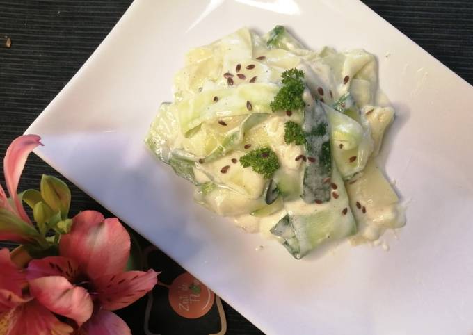 🌼Tagliatelles de courgettes au Parmesan