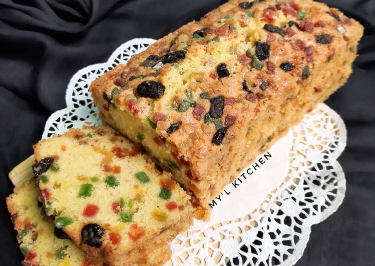 Resep masakan English Fruit Cake | Bahan Membuat English Fruit Cake Yang Enak dan Simpel