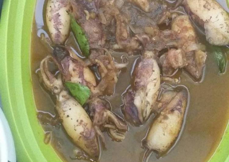 Resep Cumi khas Bawean yang nikmat