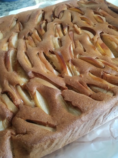 Foto principal de Bizcocho de yogur y manzana