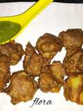 Kuttu pakoda With green chutney