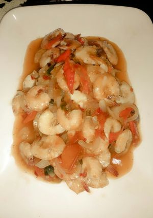 Foto resep 🍽 Udang Asem Manis Pedas 🍤