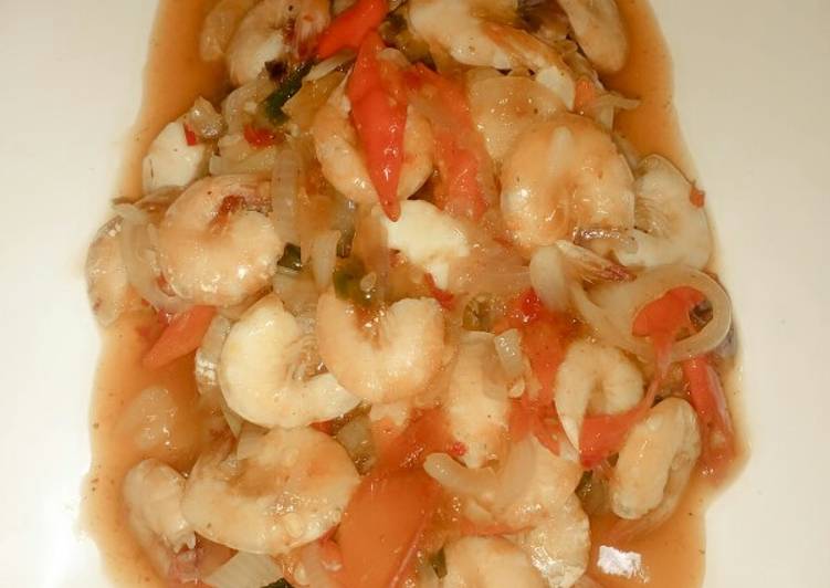 Cara Gampang Menyiapkan 🍽 Udang Asem Manis Pedas 🍤 yang Sempurna
