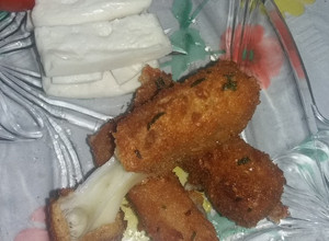 صورة لوصفة اصابع الموزاريلا