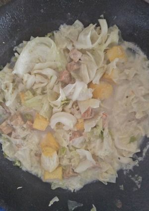 Foto resep Lodeh tetaku(tempe tahu kubis)