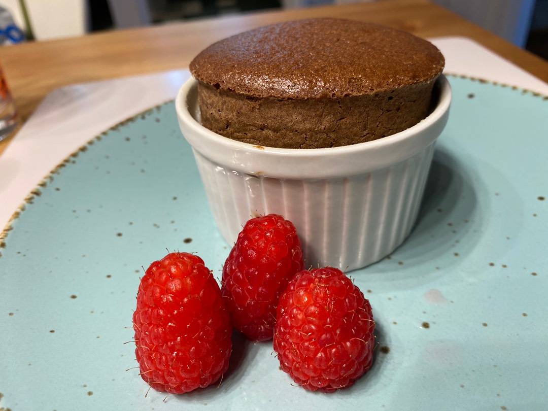 M&M's-es csokiszufflé recept recept fotó