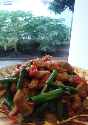 Foto resep 🍴Oseng Tempe Kacang Panjang