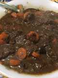 Civet de chevreuil aux carottes et cranberries