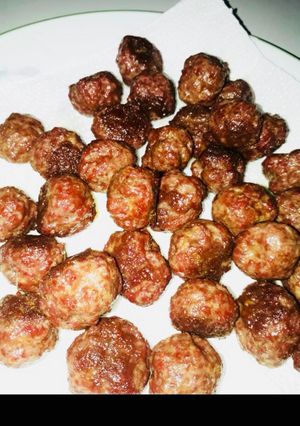 A picture of Meat balls.