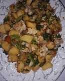 Potato with veggies