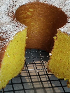Una foto de Budín vegano de mandarinas