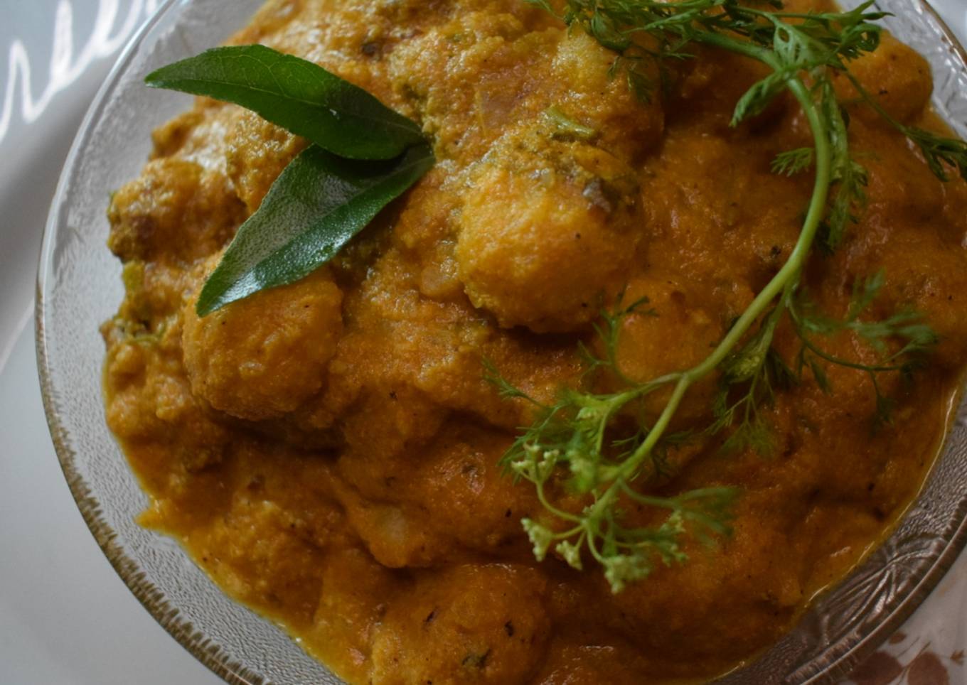 Mutkale - Rice Balls in red hot sauce with mutton