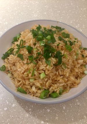 A picture of Garlic Fried Rice.