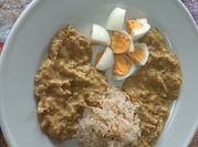Una foto de picante de gallina