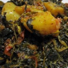A picture of Aloo Methi.