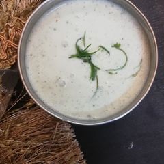 A picture of Green raita.