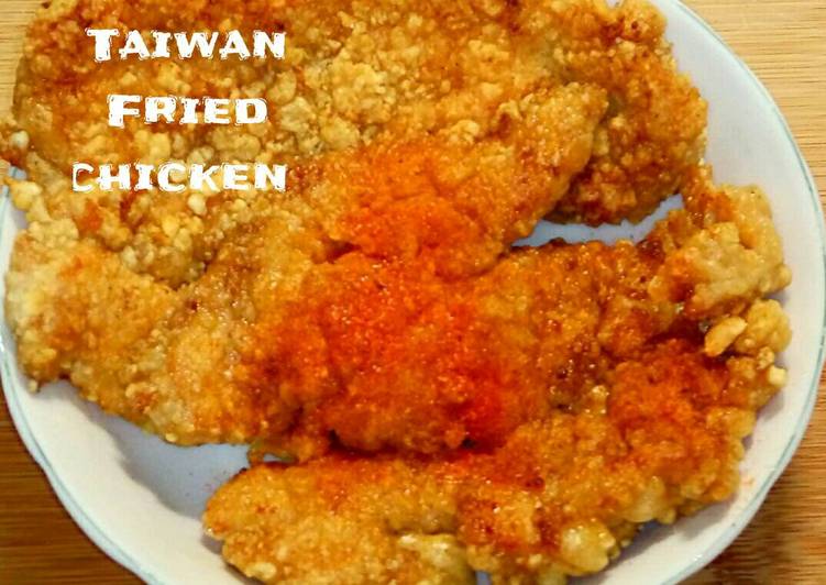 Cara Termudah Membuat Fried chicken taiwan (zha ji) Lezat