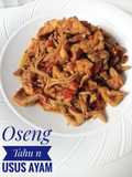 Oseng tahu usus ayam