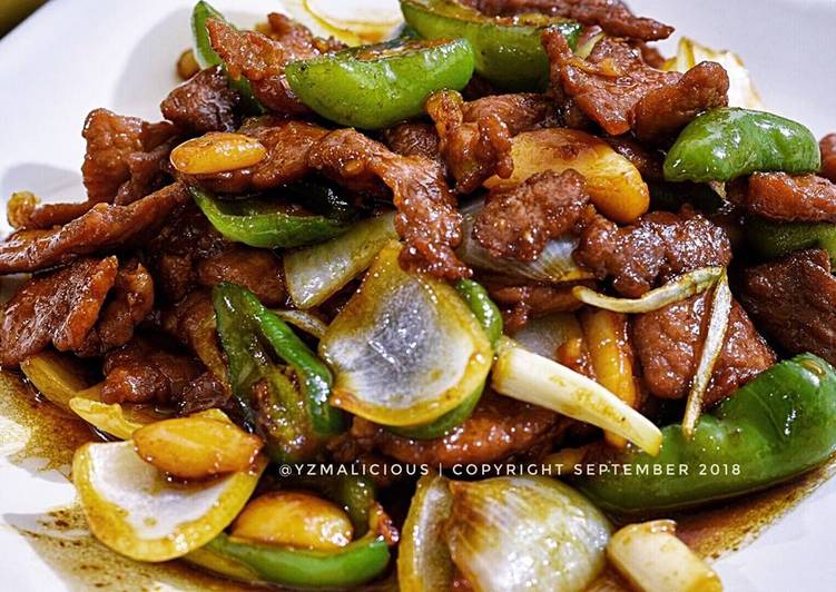 Daging Sapi Masak Cabe Bawang Bombay