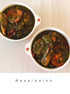عکسی از دستور خورشت کرفس نصیبه (با گوشت، گوجه و بادمجان)