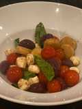 Ensalada de tomate con mozzarella