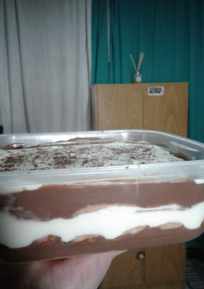 Una foto de Postre de vainillas