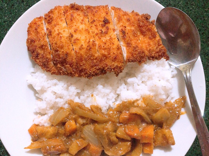 Cara Bikin Japanese curry with chicken katsu yang mudah dibuat Enak Terbaru