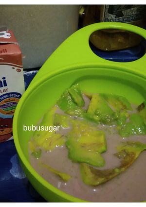 Foto resep Alpukat Kerok Kuah Susu