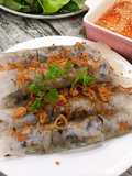 Bánh cuốn made with rice paper