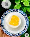 Ăn dặm- pudding đậu hủ hạnh nhân sốt táo ghiền