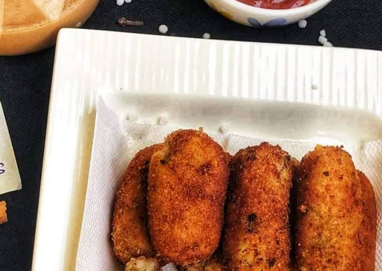 Cheesy Sabudana Croquetts